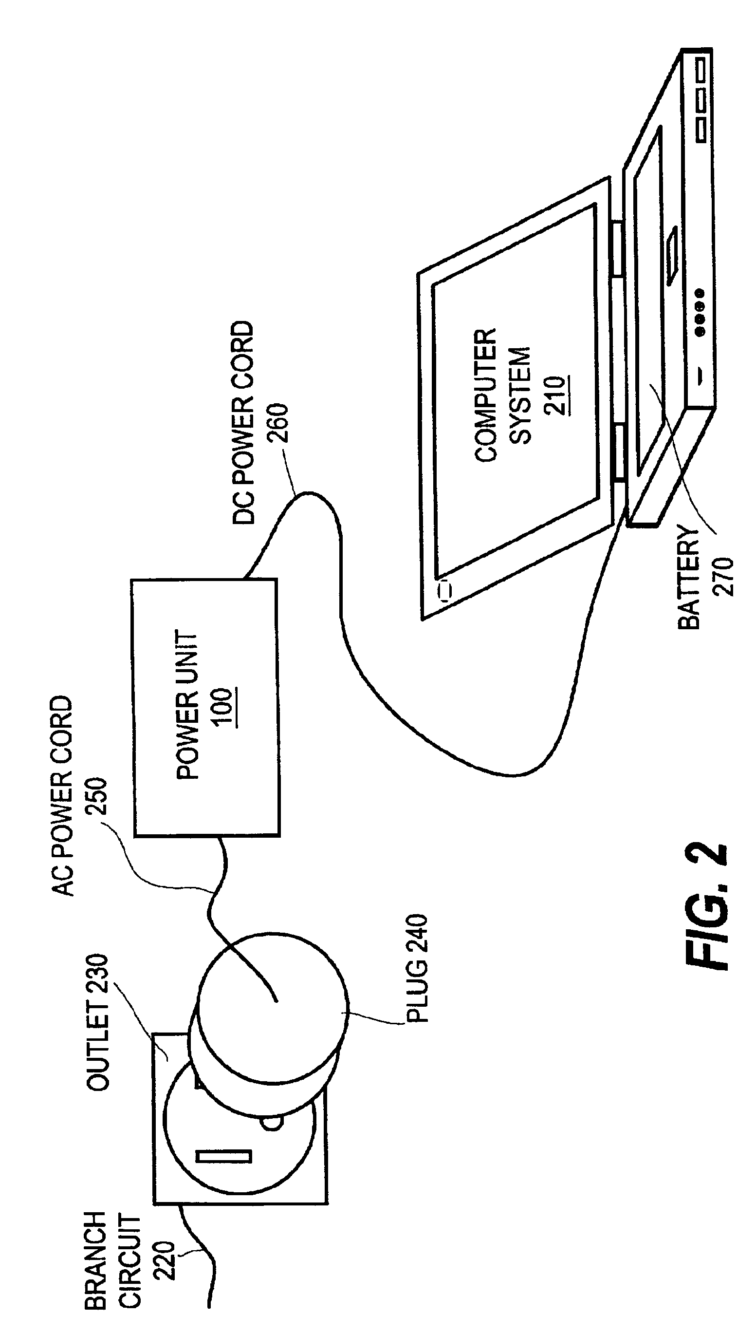 Method and apparatus for reducing power consumption for power supplied by a voltage adapter