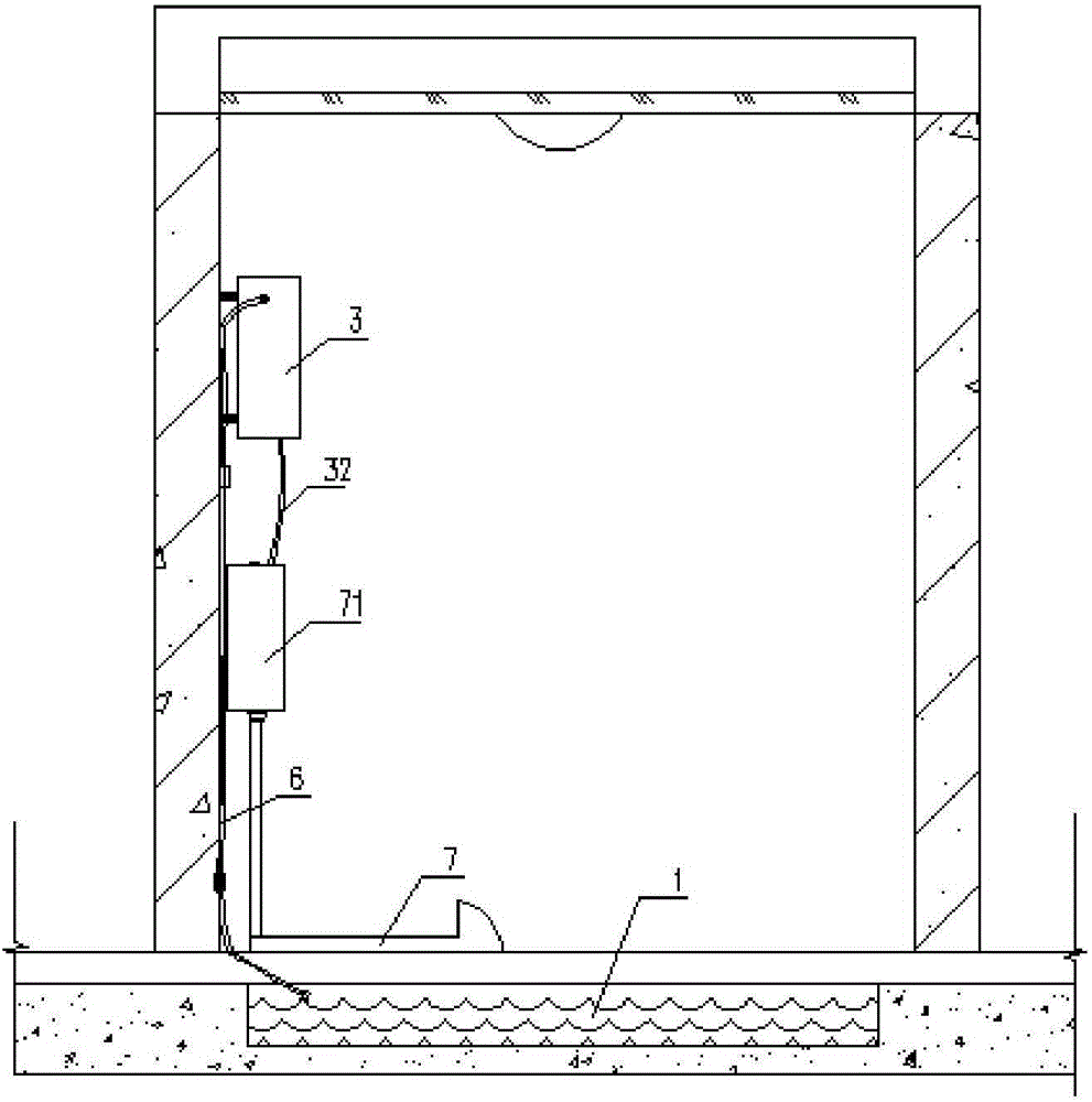 Domestic water secondary utilization energy-saving system