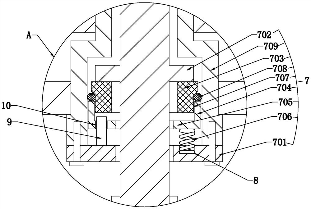 Preparation process and production equipment of fluorine-containing rubber for automobile rubber pipe