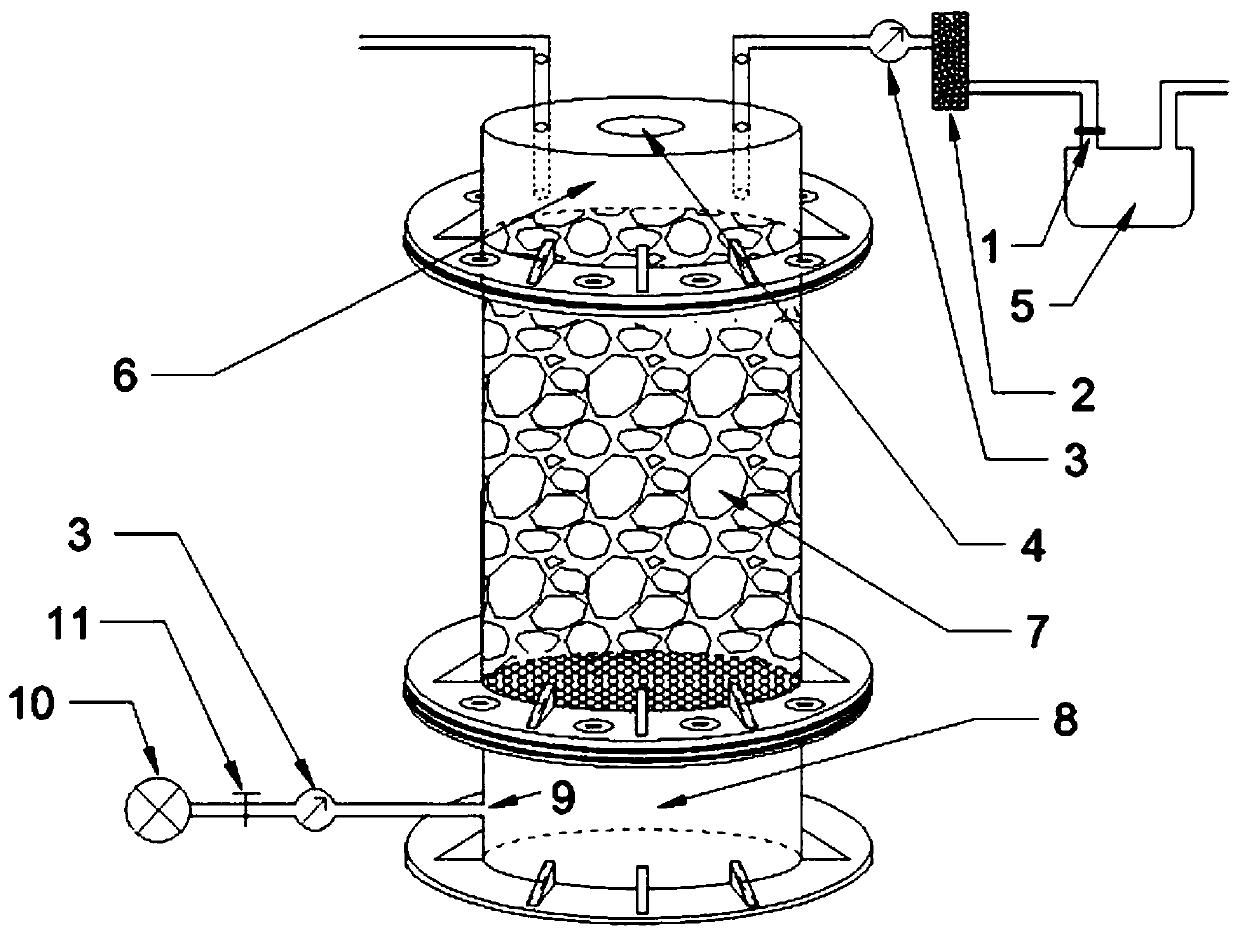 An open-loop method and device for measuring radon exhalation rate of emanation medium