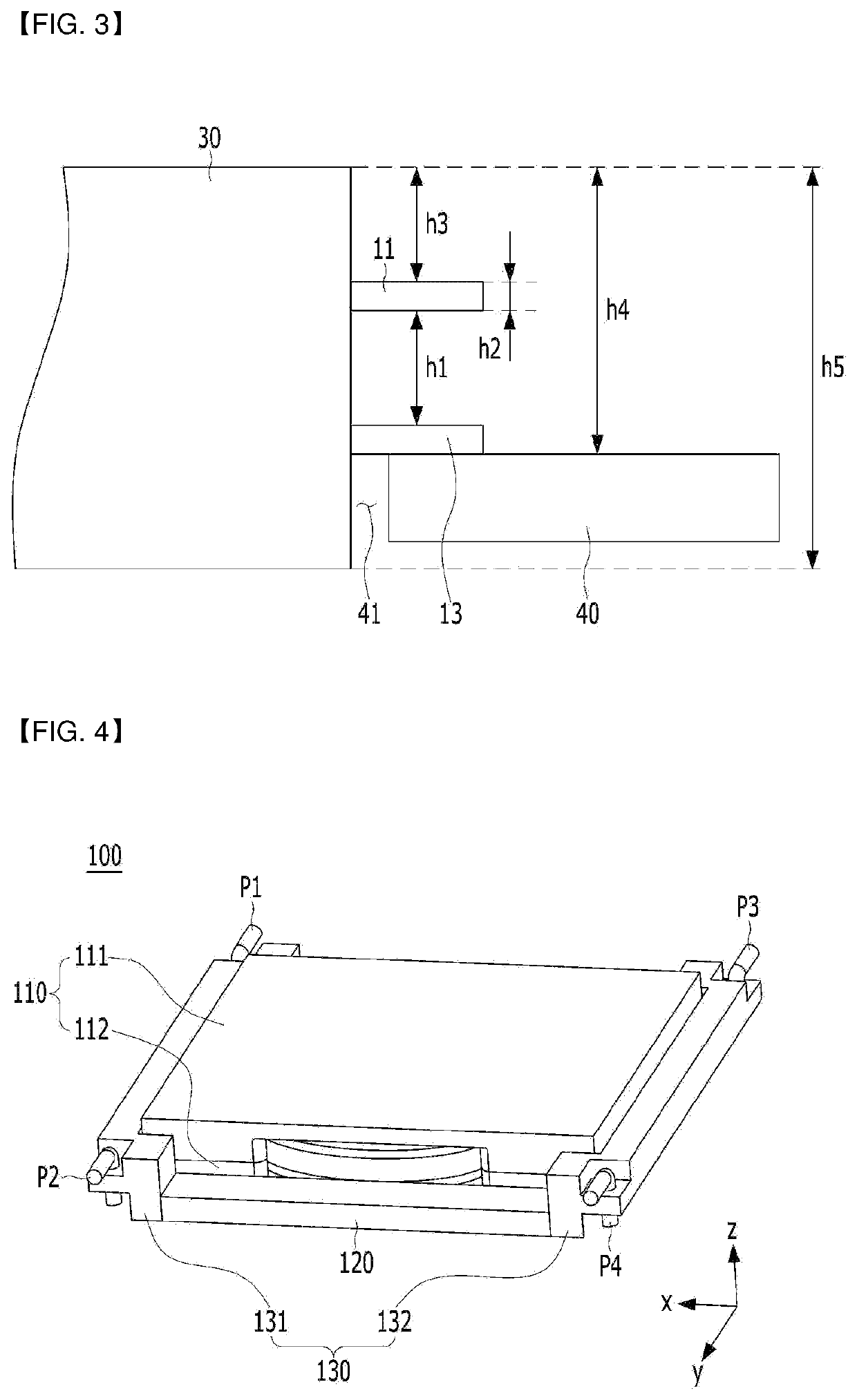 Magnetic element and flat panel display device comprising same