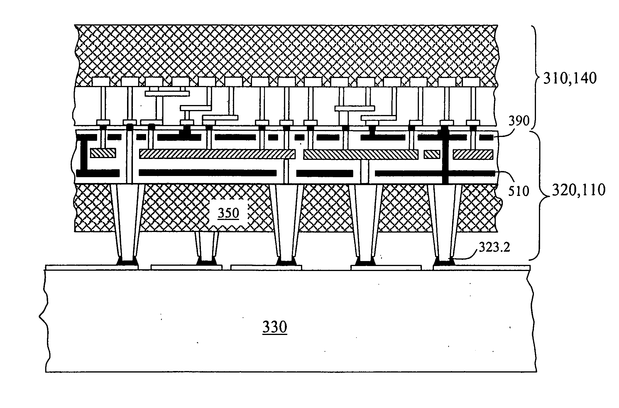 Clock distribution networks and conductive lines in semiconductor integrated circuits