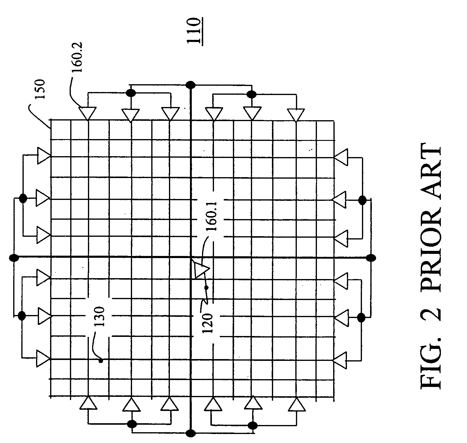 Clock distribution networks and conductive lines in semiconductor integrated circuits