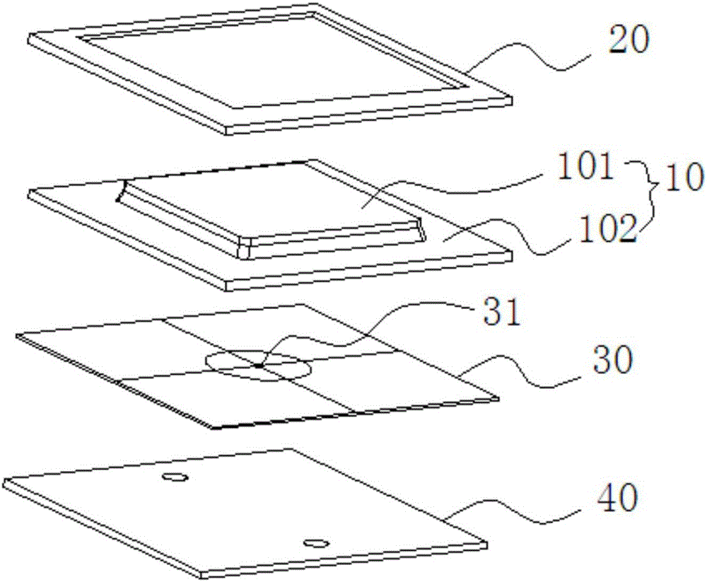 Ultrathin backlit laser waterproof keyboard and production method thereof