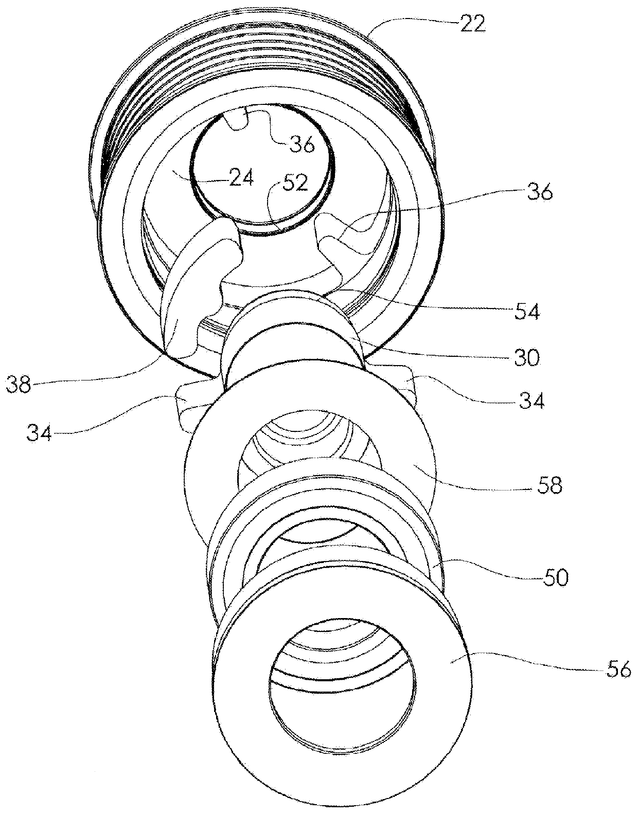 Elastomeric spring pulley assembly for rotary devices