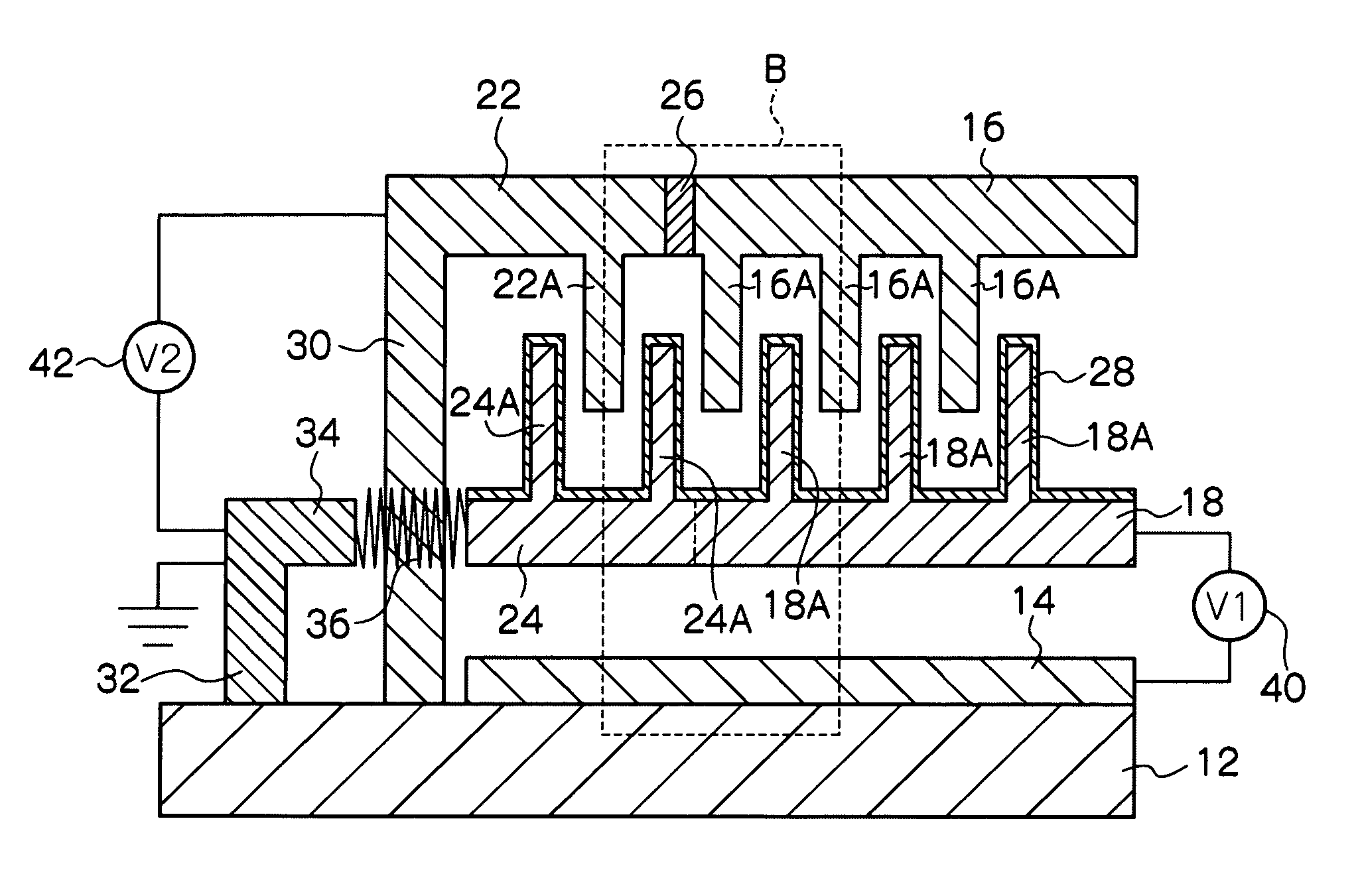 Variable capacitor employing MEMS technology