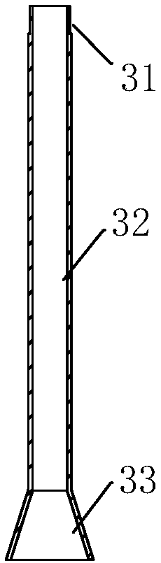Detecting system and detecting method for real-time detecting of elevation of super-long hole bored grouting pile