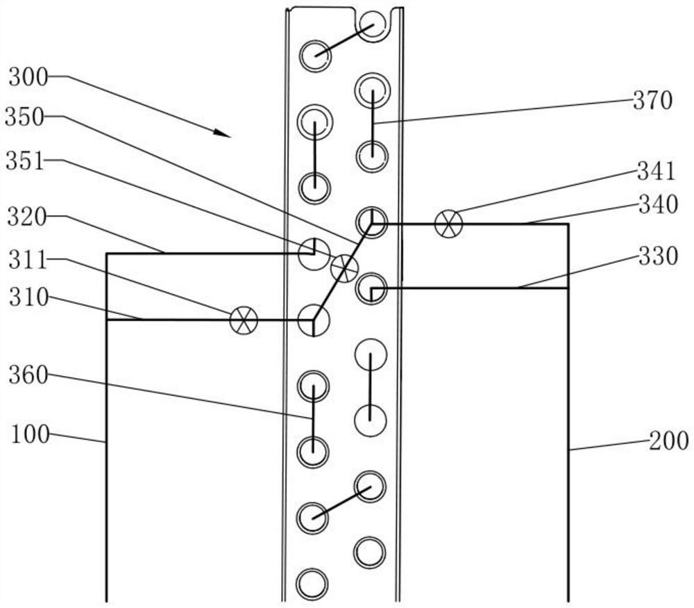 Condenser flow path structure, condenser flow path control method and air conditioner