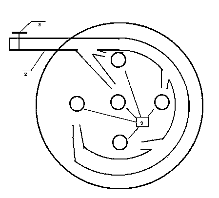 Residual sludge ultrasonic-dehydration apparatus