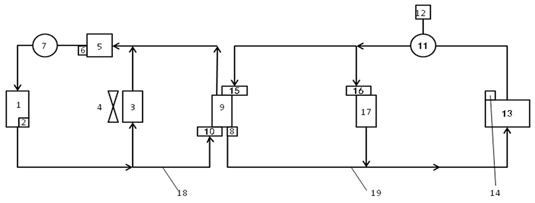 Power battery liquid heat system and its control method based on liquid cooling system