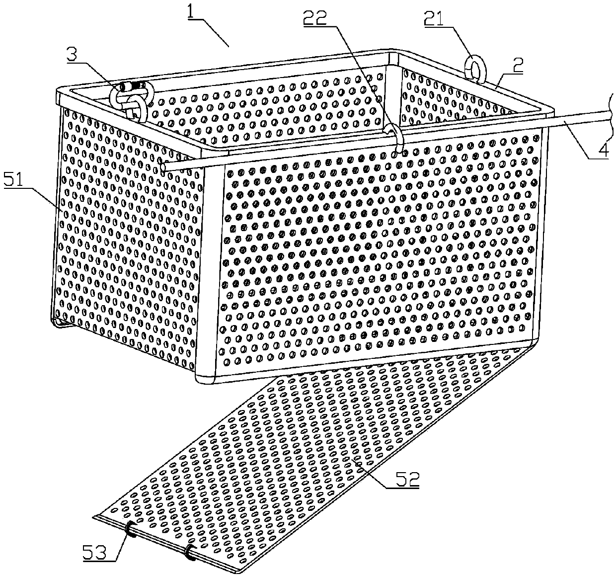 Plant plantation box for water treatment and plant replacing method thereof
