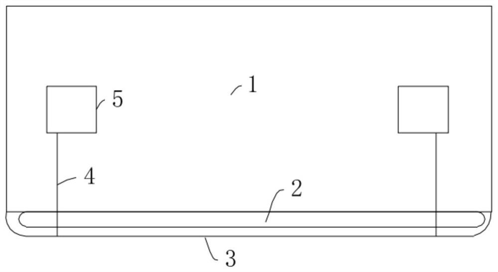 Non-rebound aircraft landing buffer system and non-rebound aircraft landing method