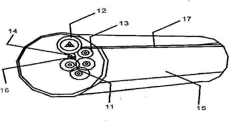 Split type se-drum with circulating replaceable powder box