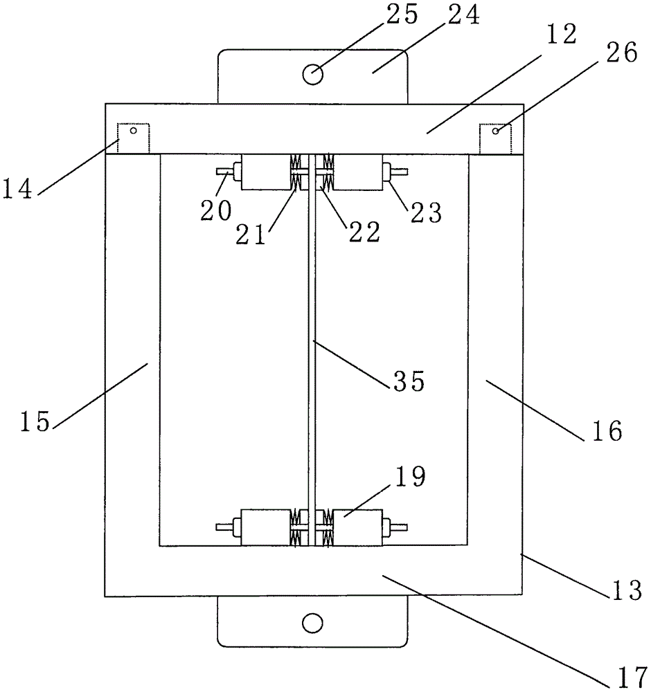 Testing device for tensile properties of single component in composite fibers