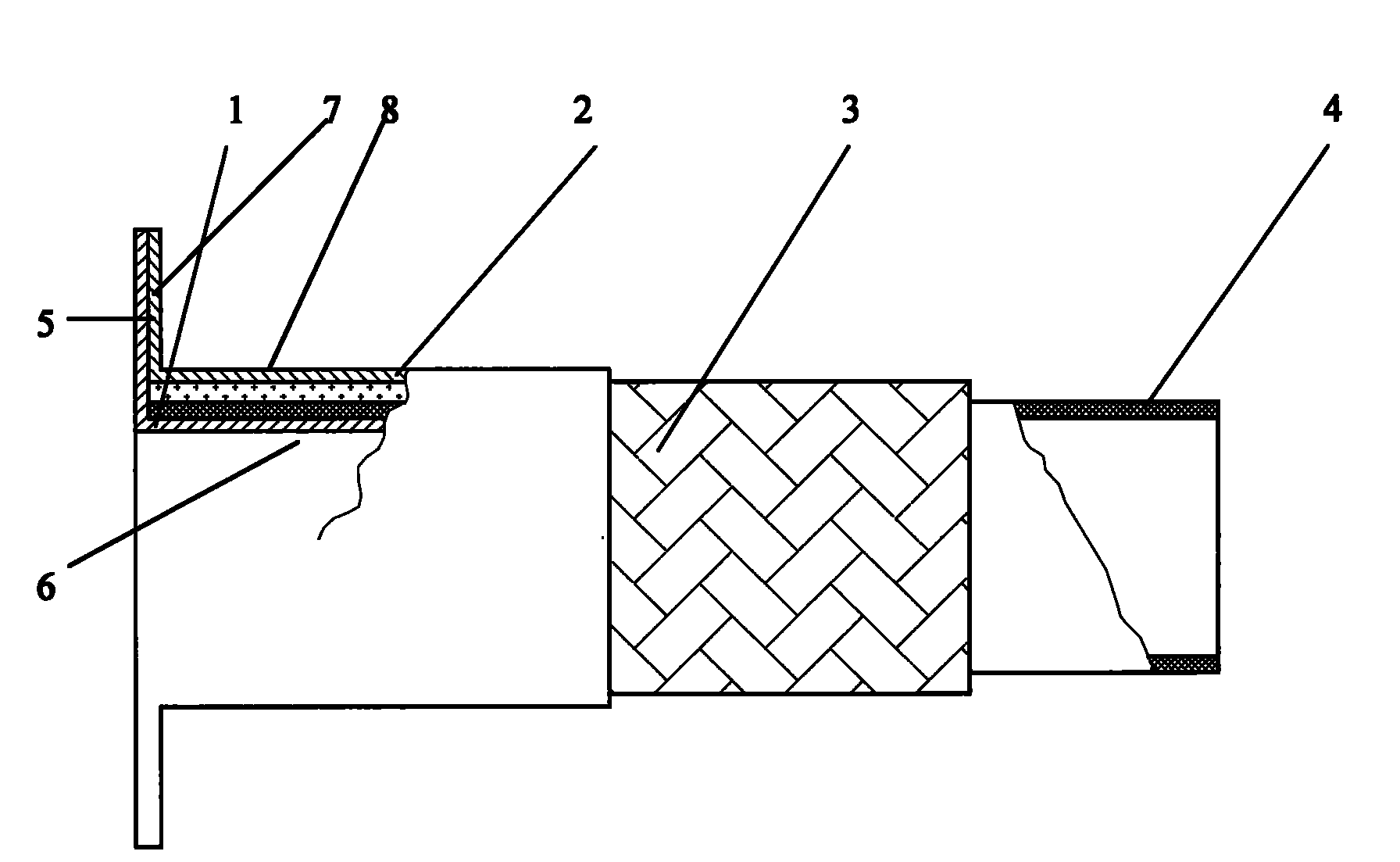 Polytetrafluoroethylene wave-proof sleeve assembly and preparation method thereof