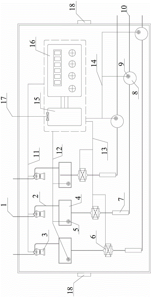 Pretreatment device for water nitrate nitrogen isotope test