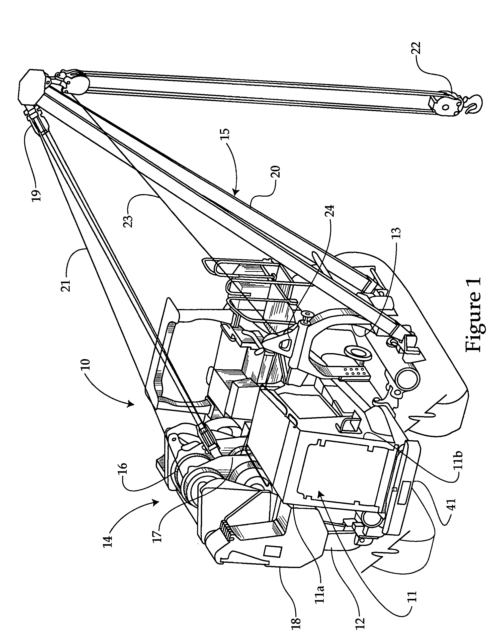 Pipelayer subframe and work machine with same