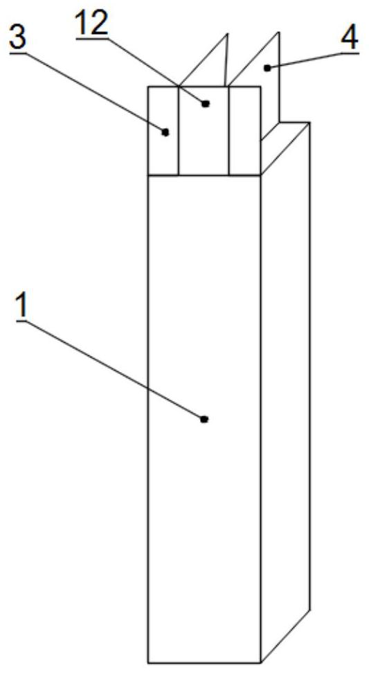 Fabricated beam-column connecting joint and construction method