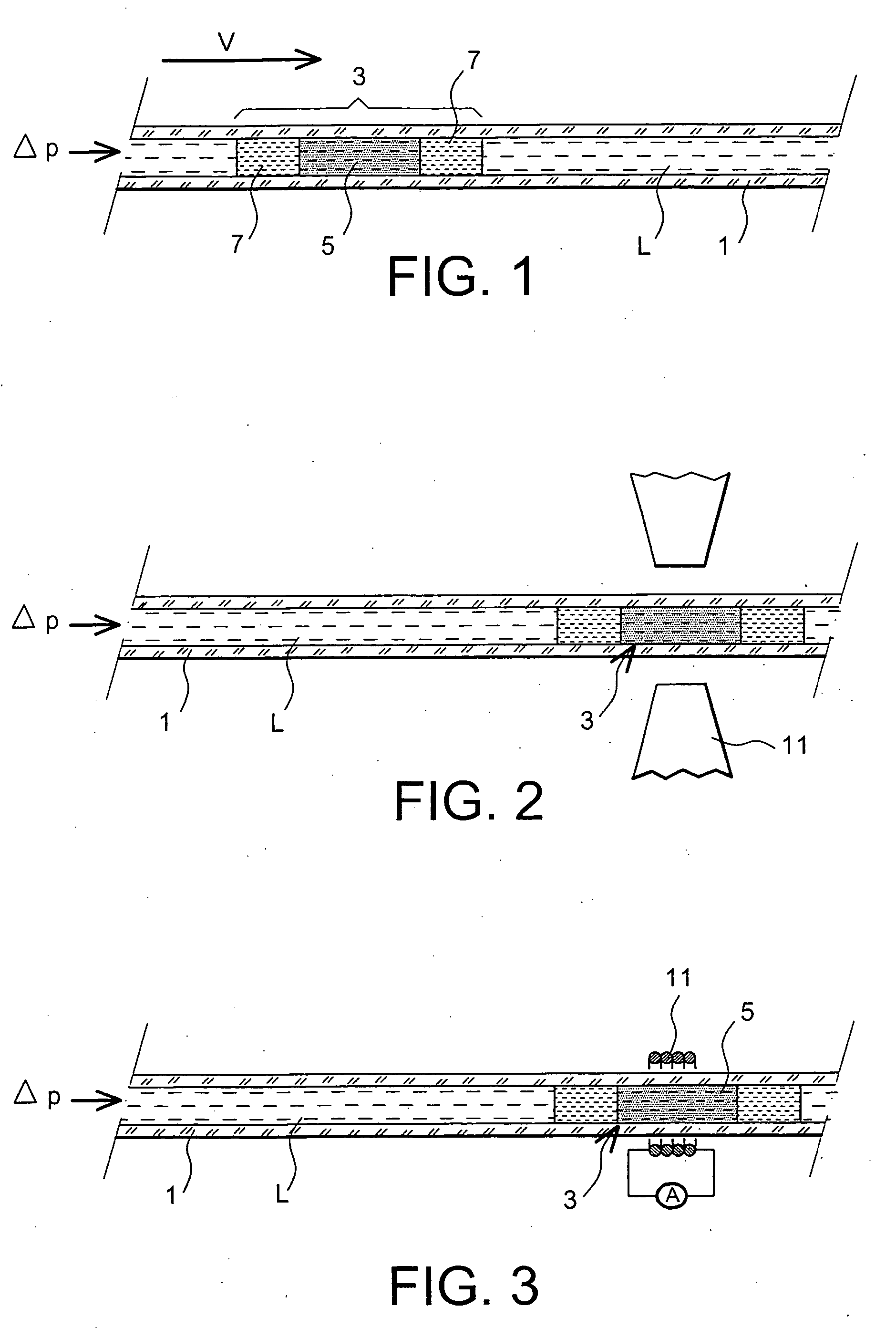 Method for moving a fluid of interest in a capillary tube and fluidic microsystem