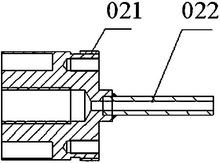 Electrode connecting device for pulse xenon lamp