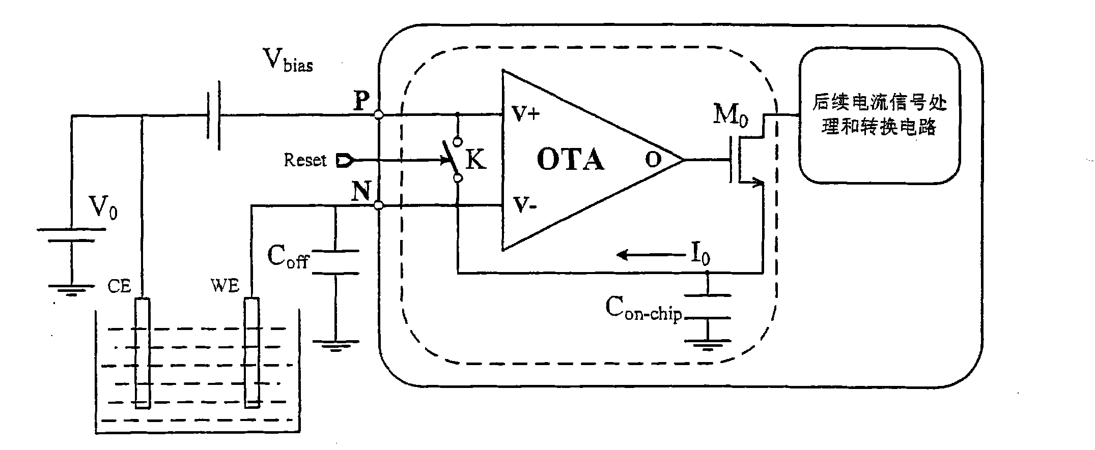 Complementation-metal-oxide semiconductor constant potential rectifier with rapid stability characteristic