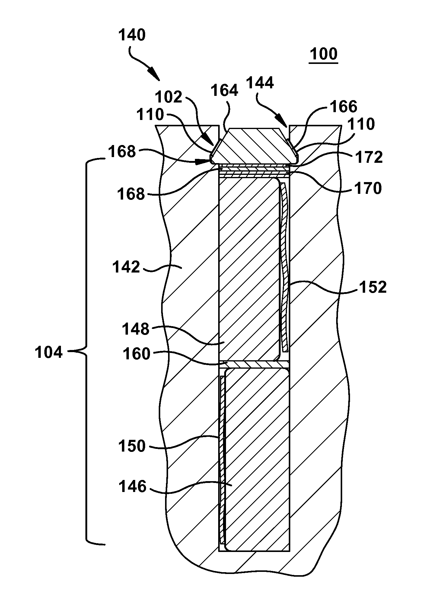 Retention assembly for stator bar using shim with stator wedge and related method