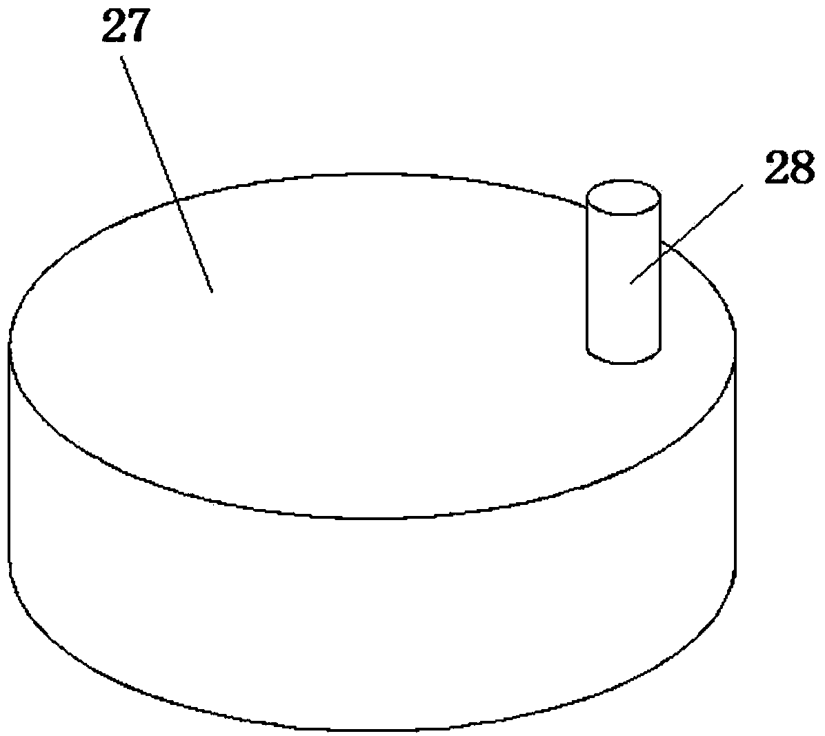 Beating device of toilet paper machine