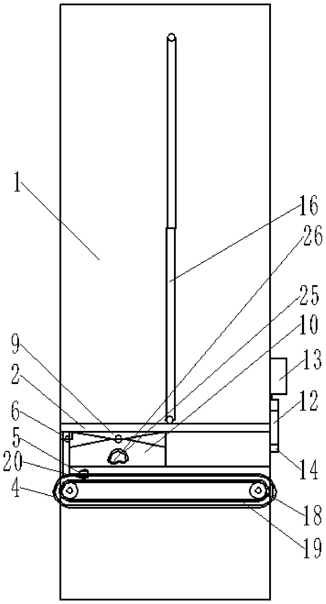 Rehabilitation training device for hemiplegia