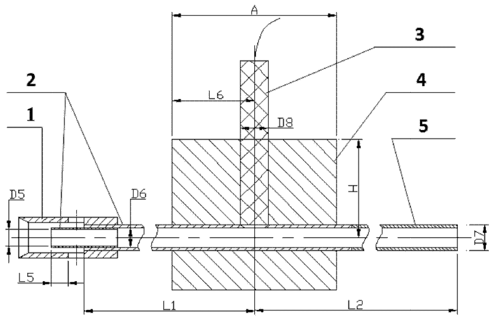 Dynamic total pressure probe