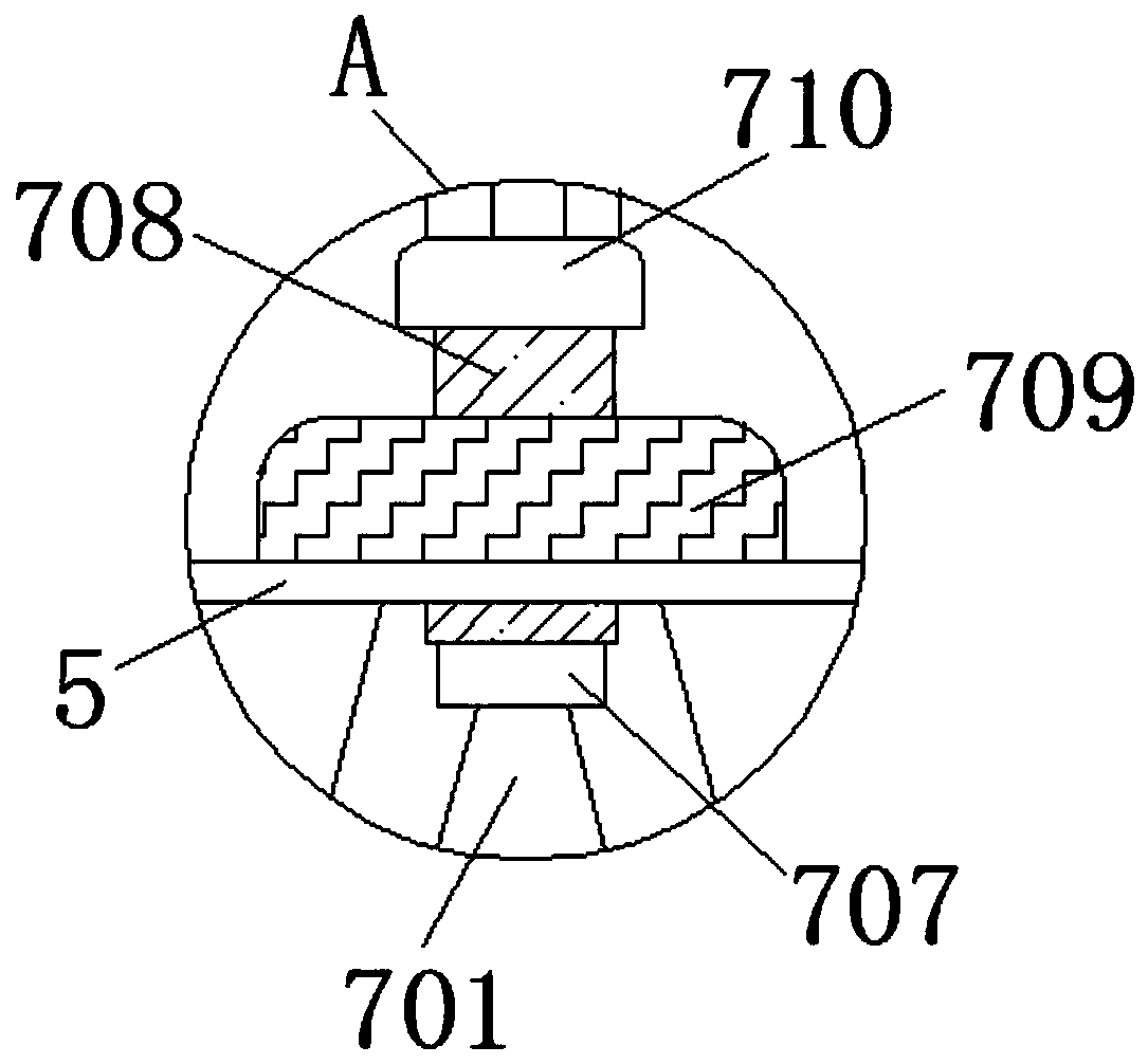 A three-necked flask scrubbing device with directional control of cleaning range