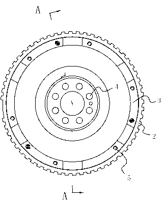 Production process of flywheel assembly for automobile engine