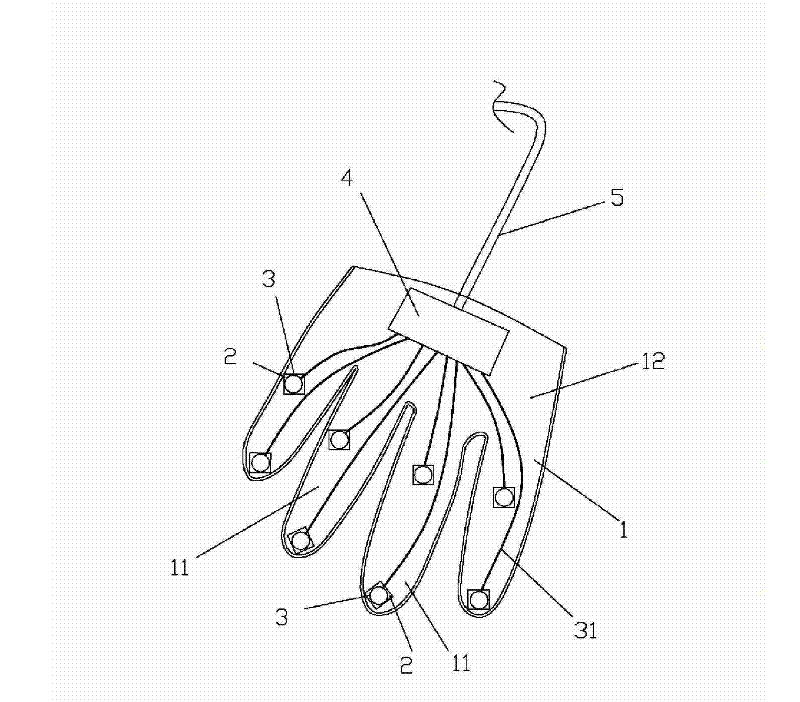 An eddy current detection method and device using finger touch as an auxiliary means