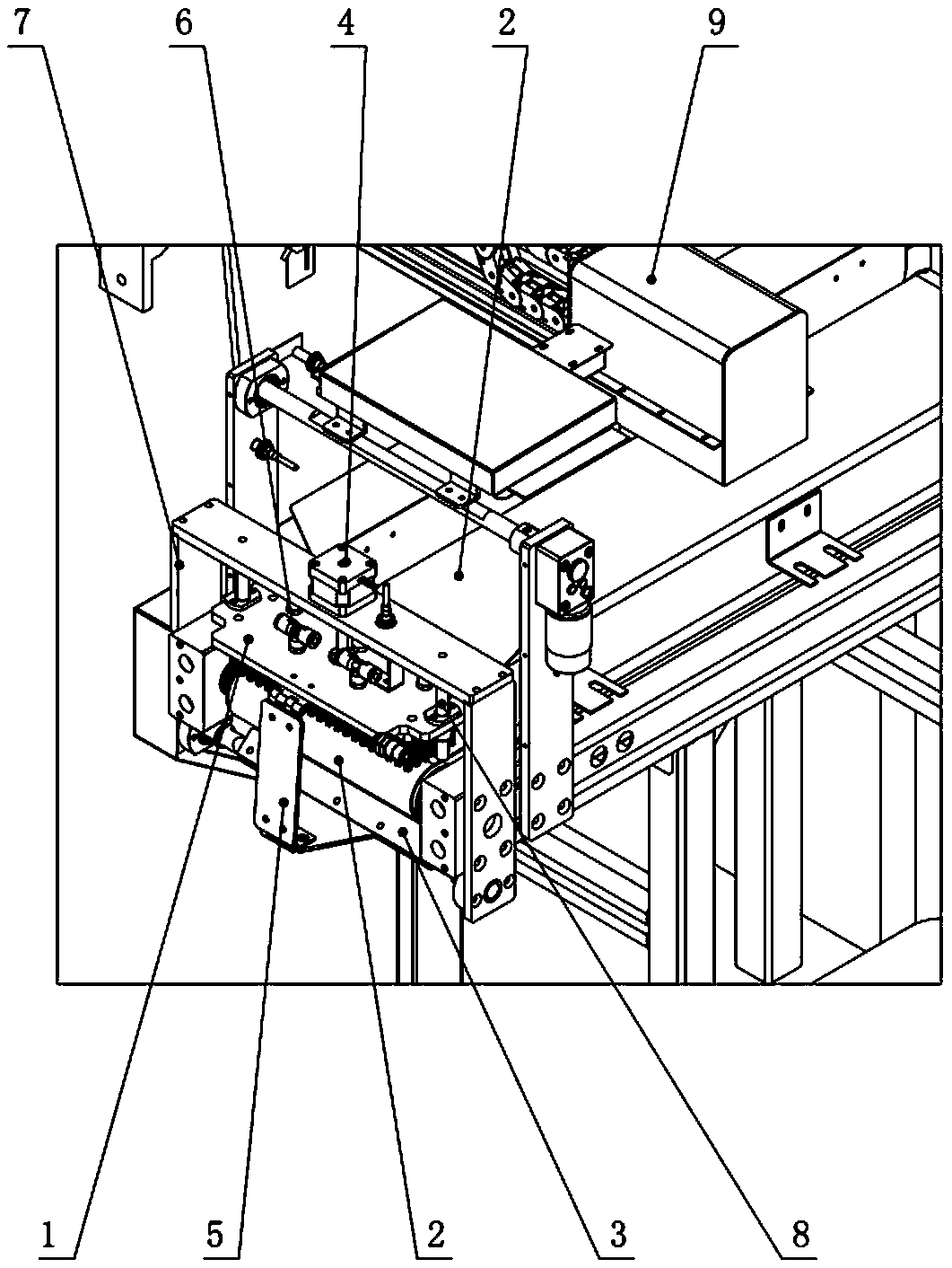 A cleaning system for a garbage sorting machine