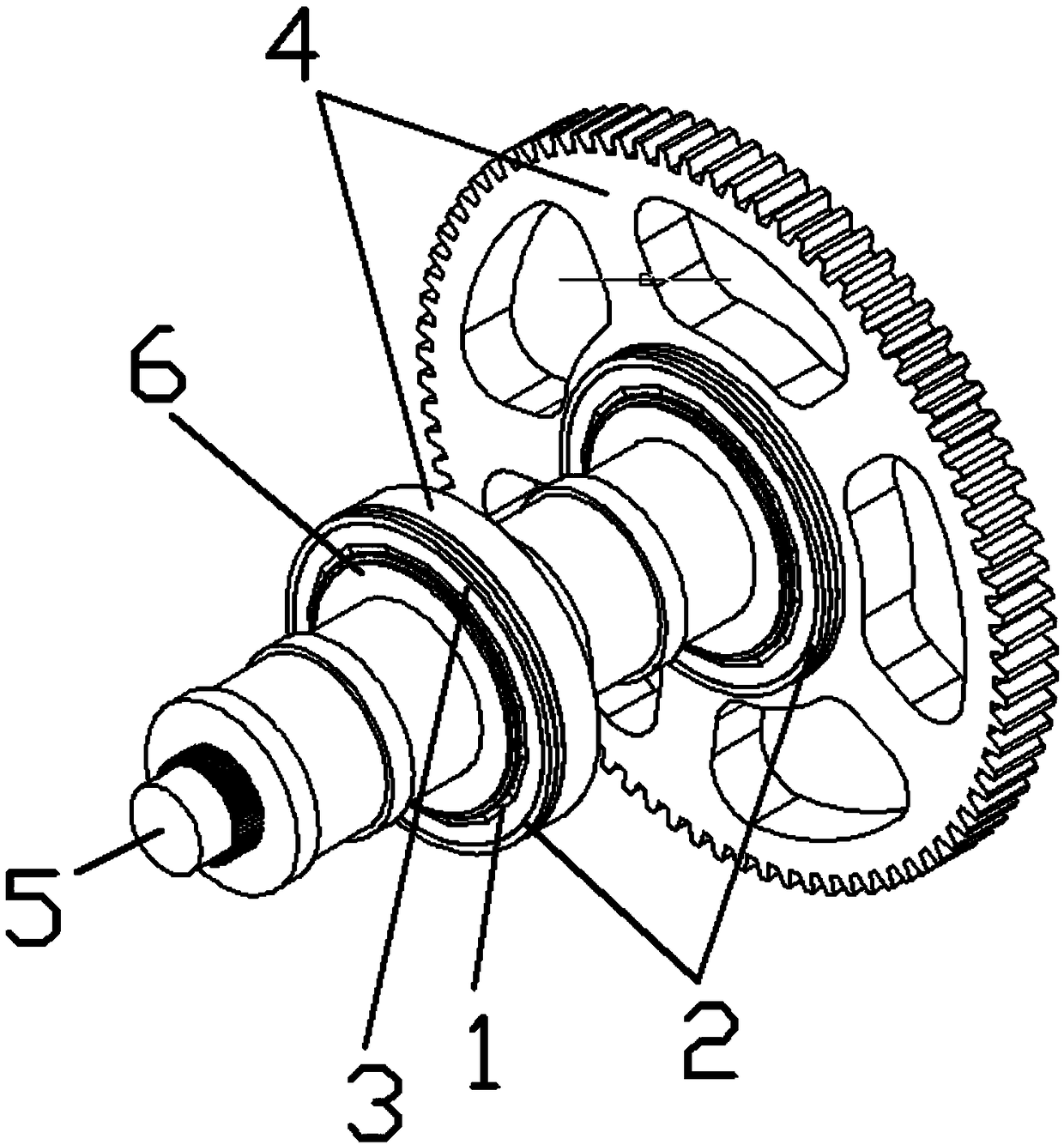 Wind power generation clutch device