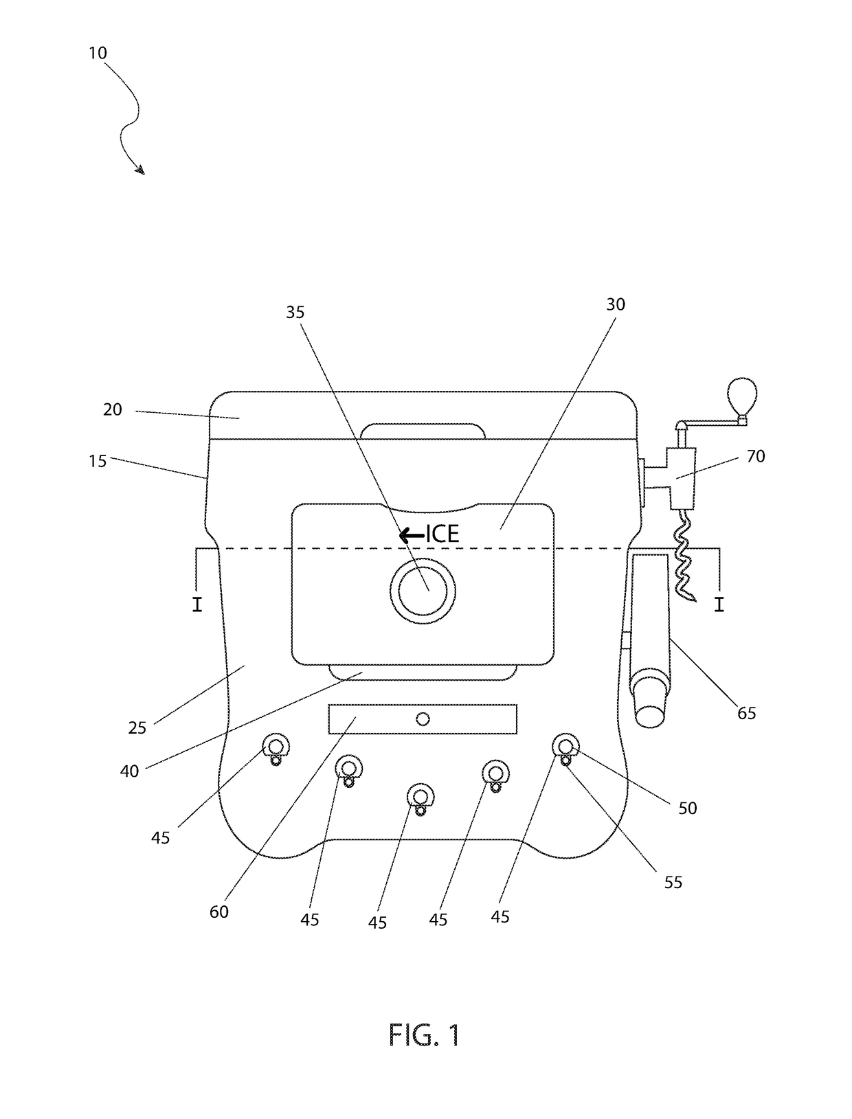 Multiple beverage dispensing cooler