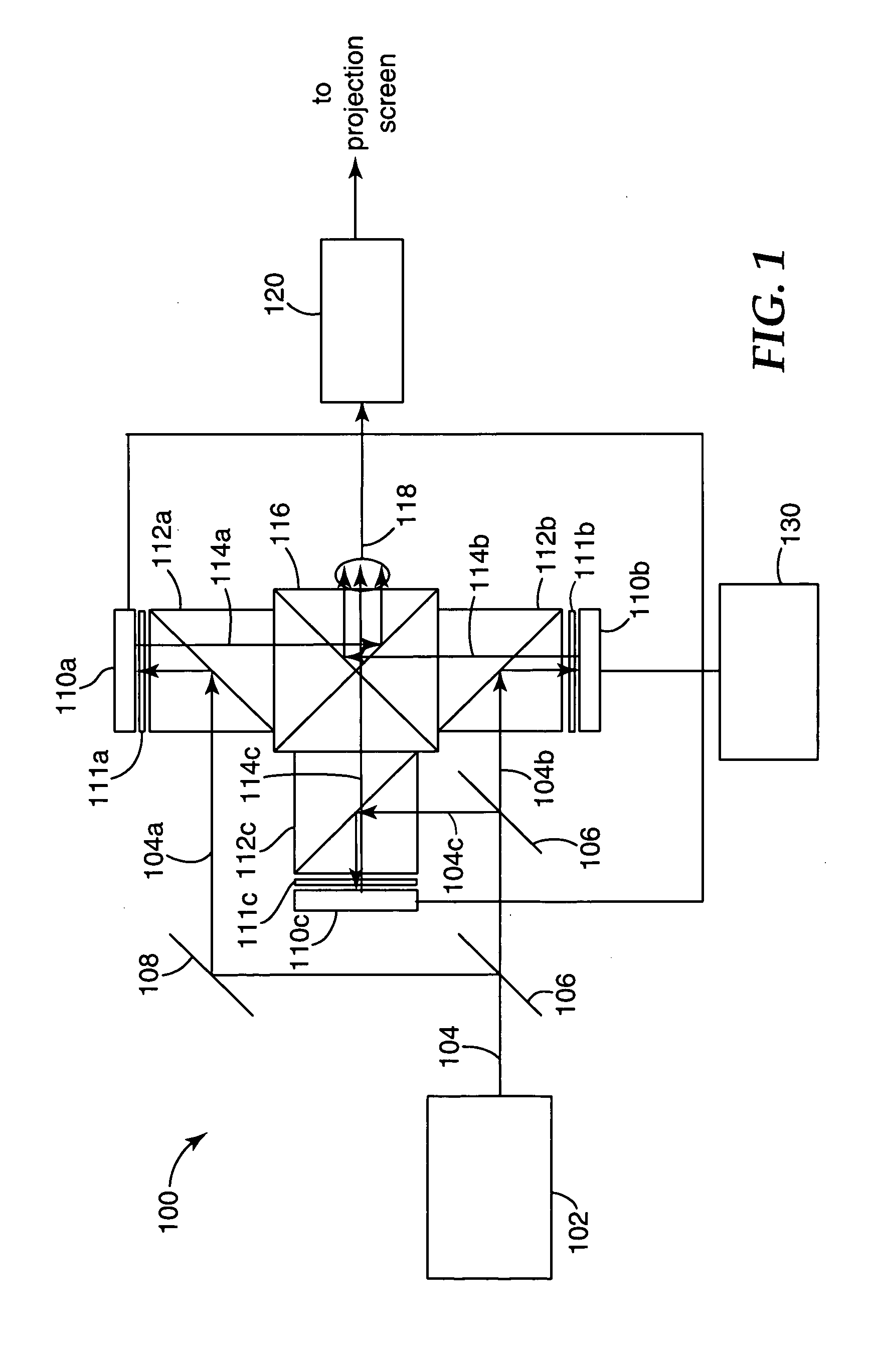 Birefringence-compensated liquid crystal display and projection system using same