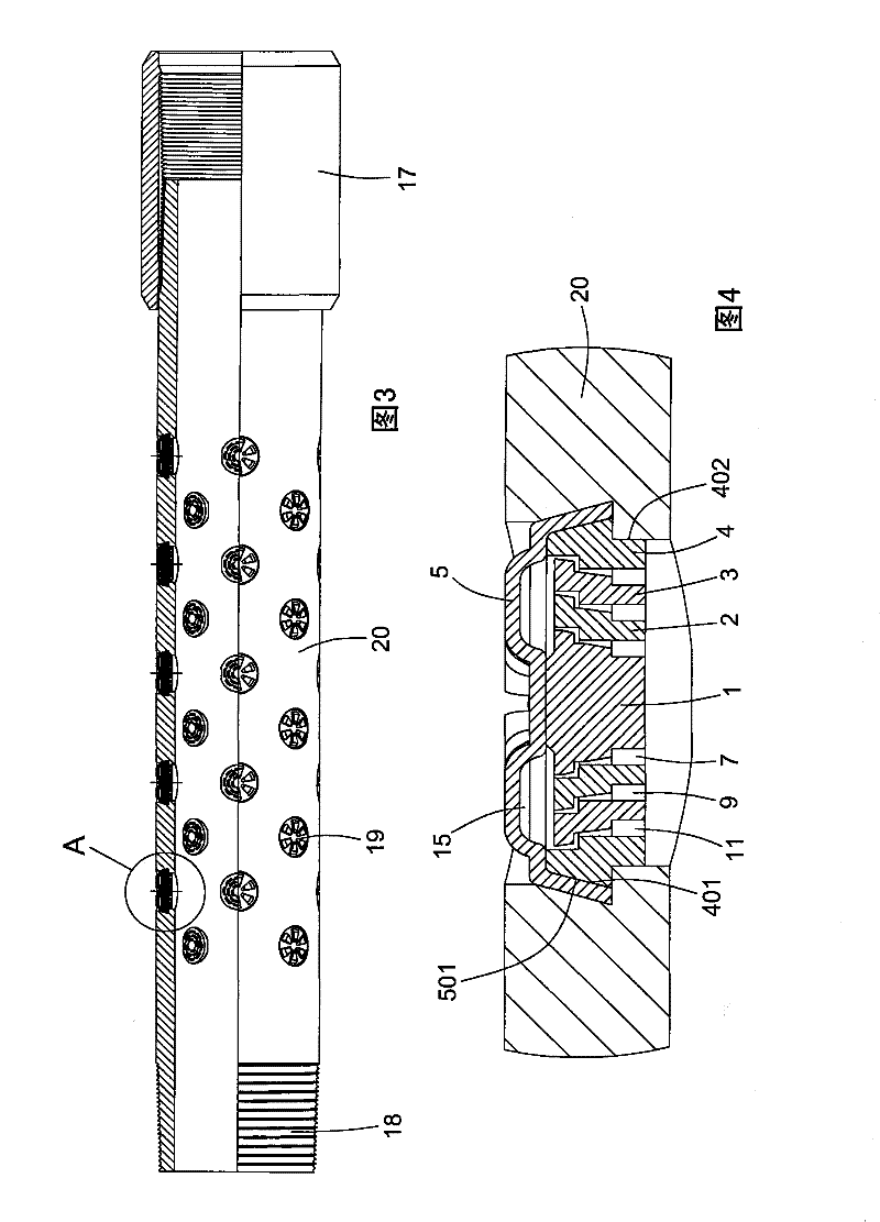 Double-filtering layer meander circular seam self-cleaning sieve tube