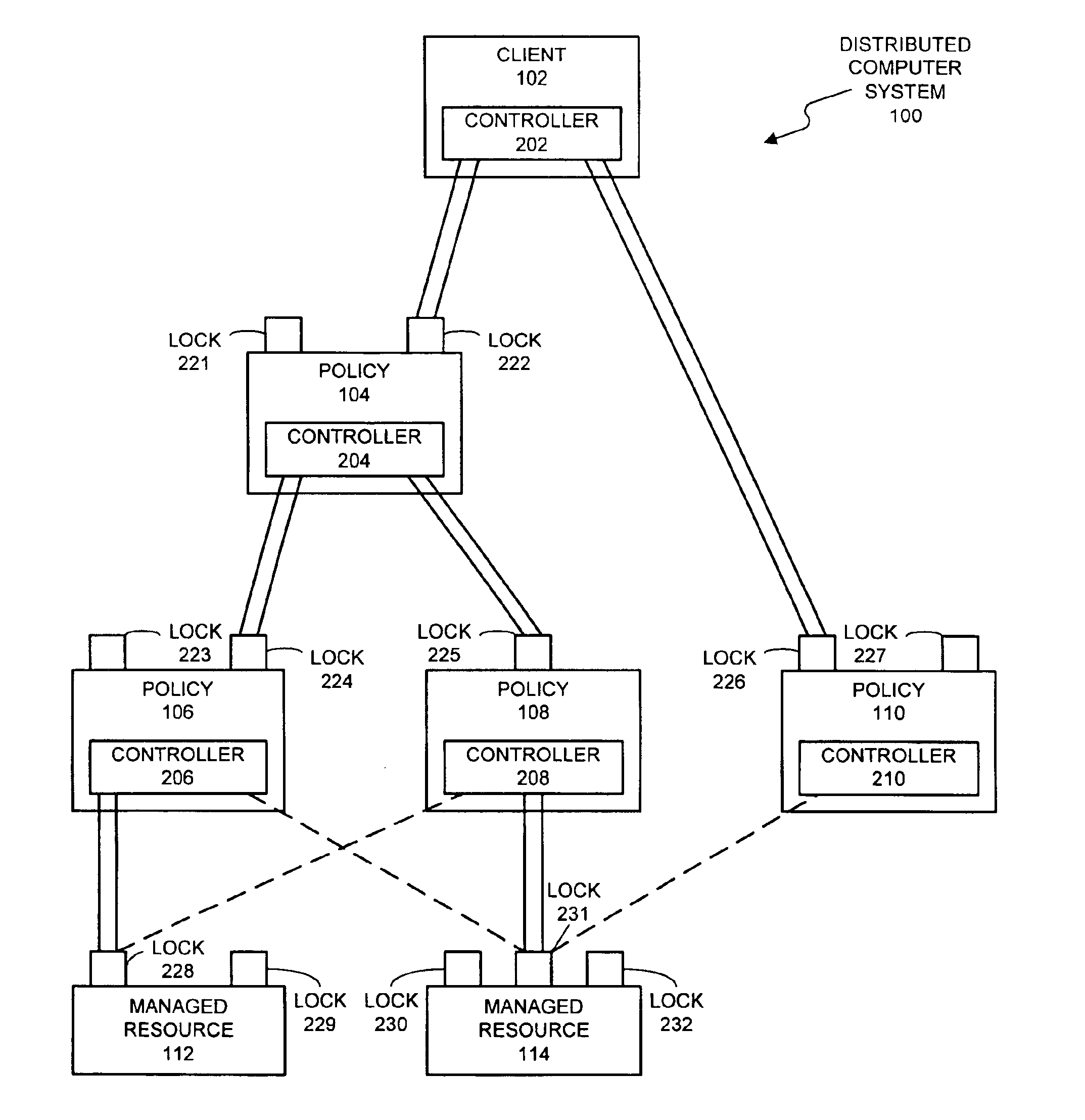 Method and apparatus for concurrency control in a policy-based management system