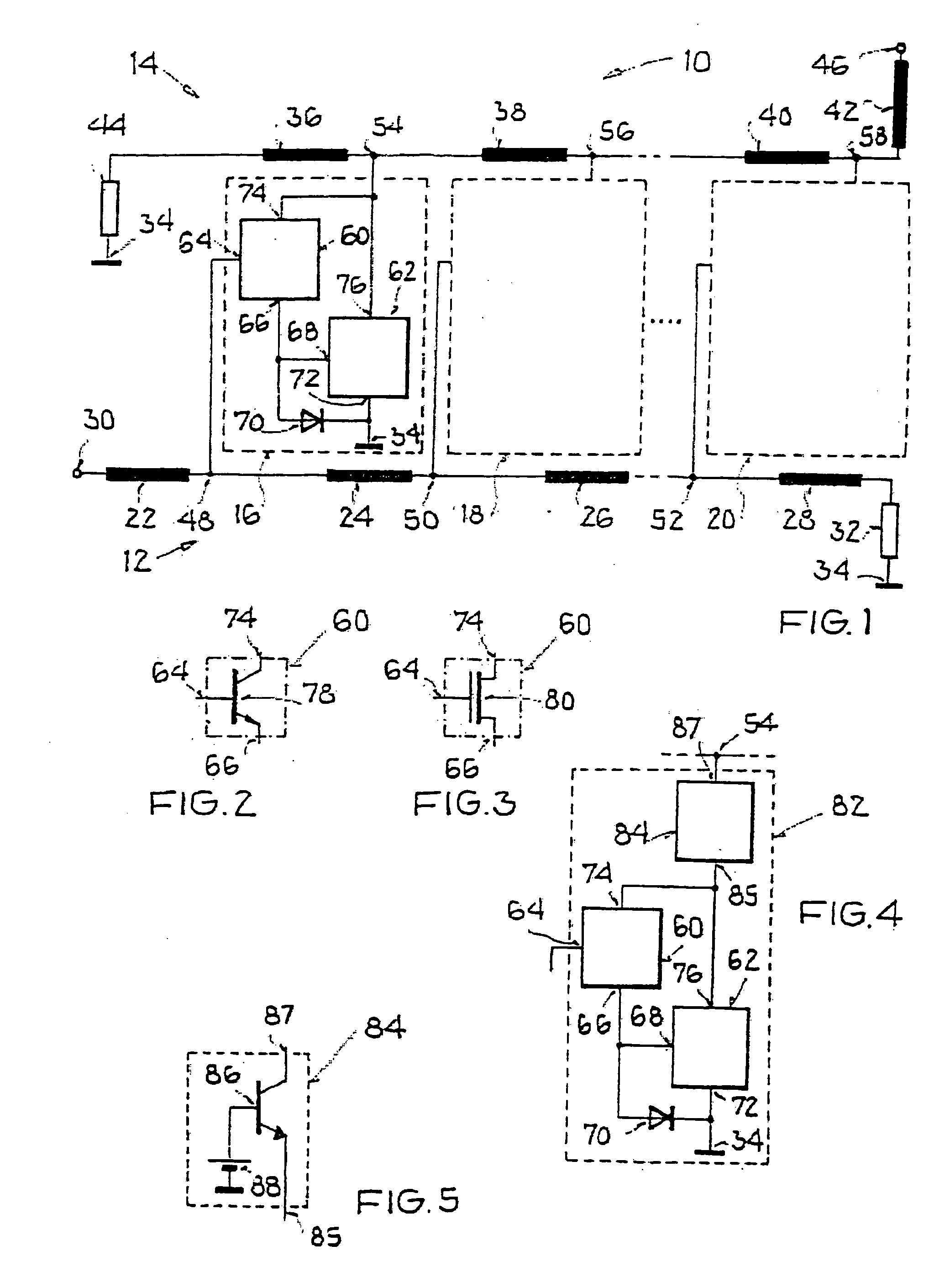 Distributed amplifier topologies with improved gain bandwidth product