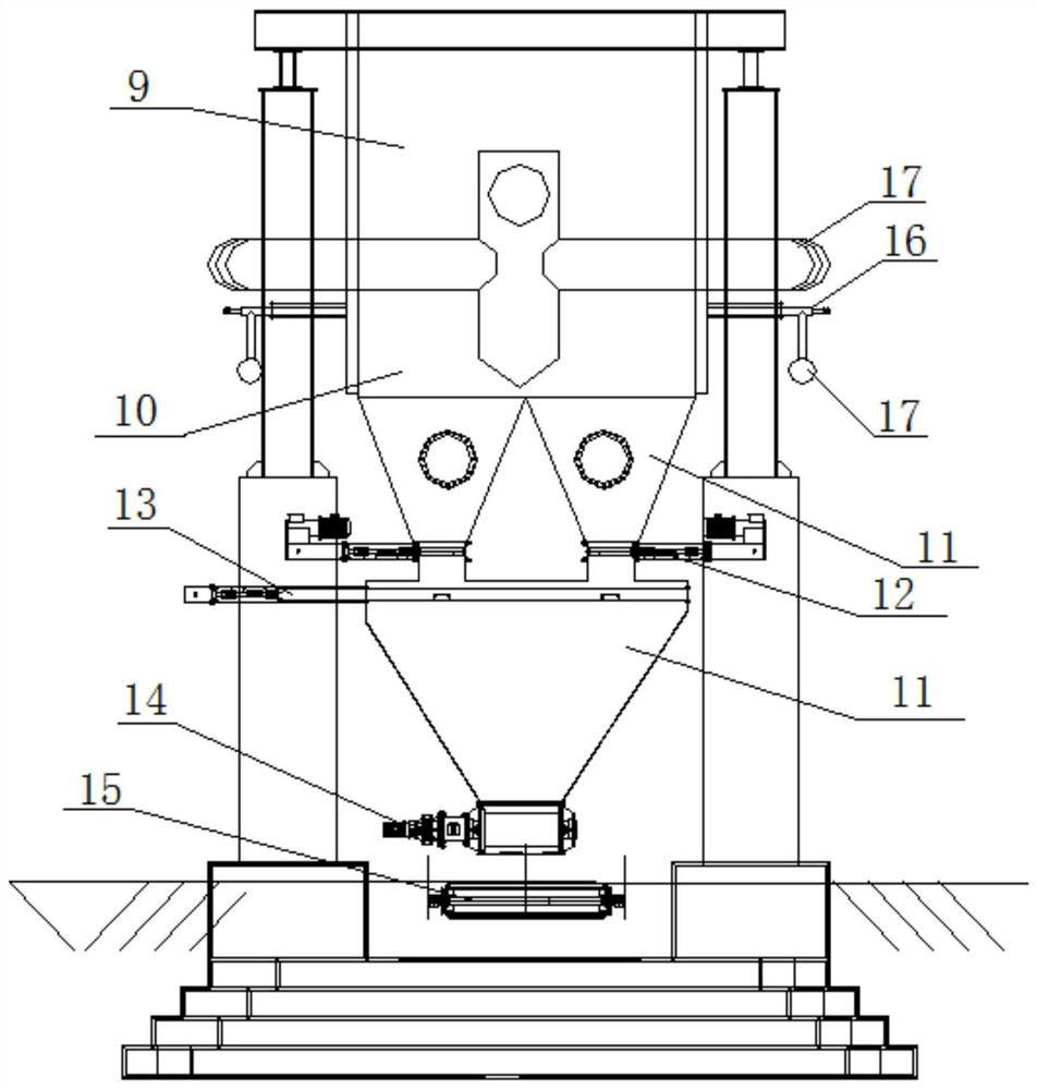 Boiler flue gas dry quenching system and use method