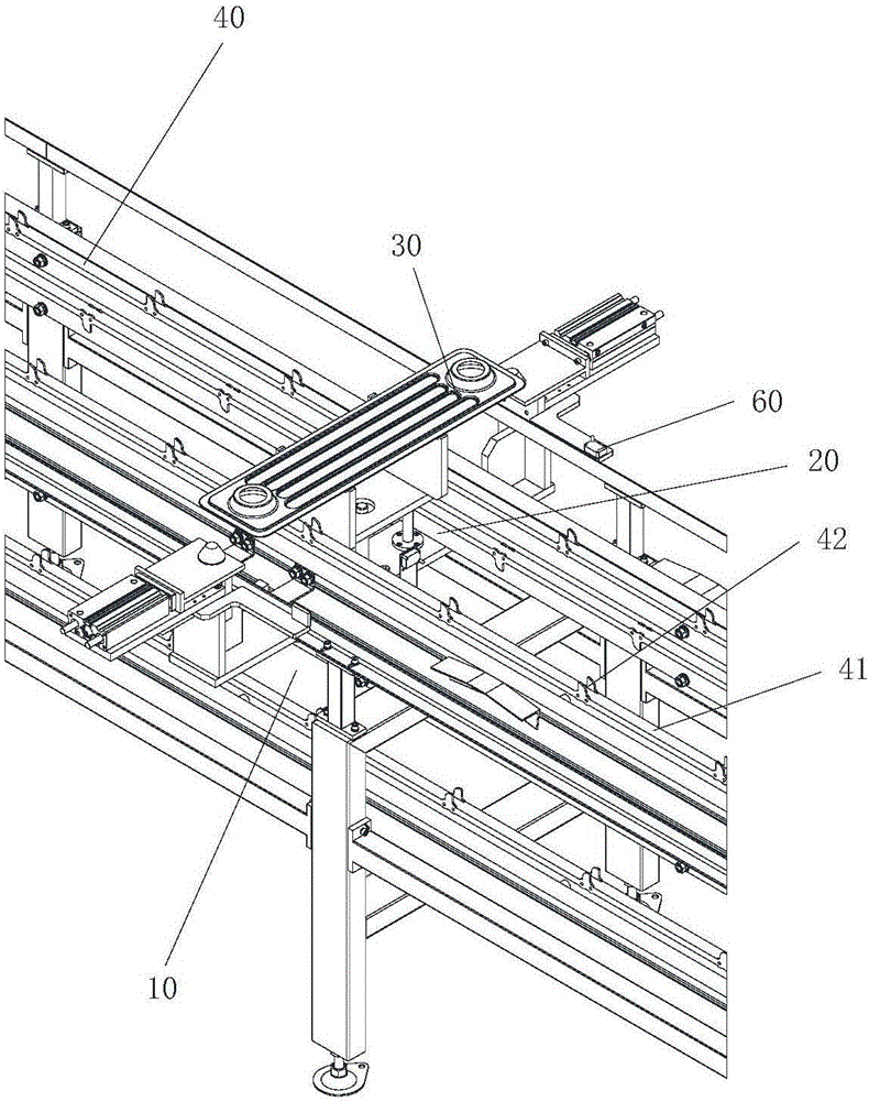 Jacking positioning device, oil heater piece conveying equipment and oil heater welding system