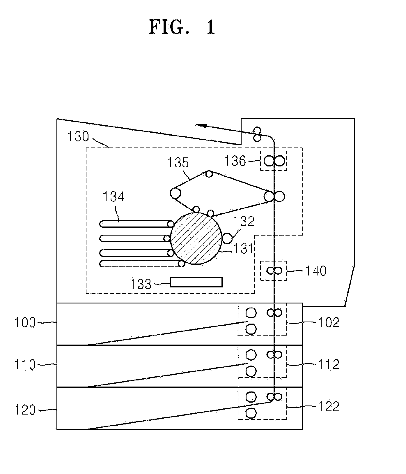Method and apparatus for controlling transfer of paper