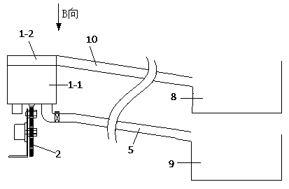 Distributed runoff producing device for generally simulating karst landform