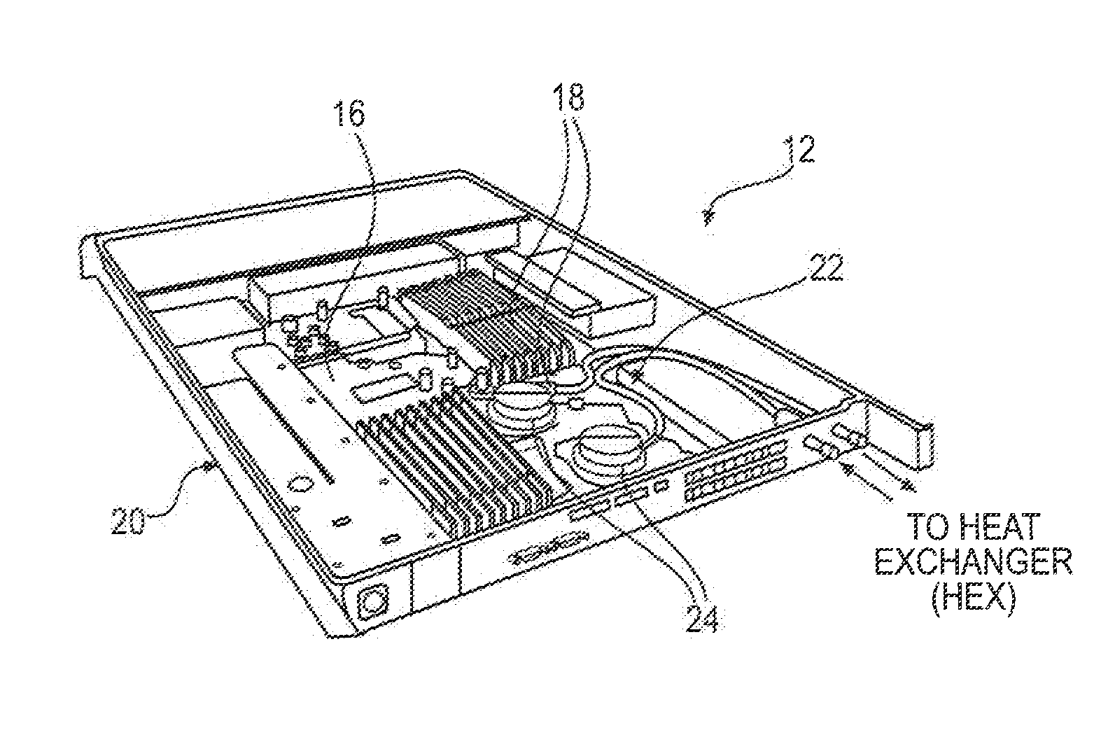 Leak detection system for a liquid cooling system