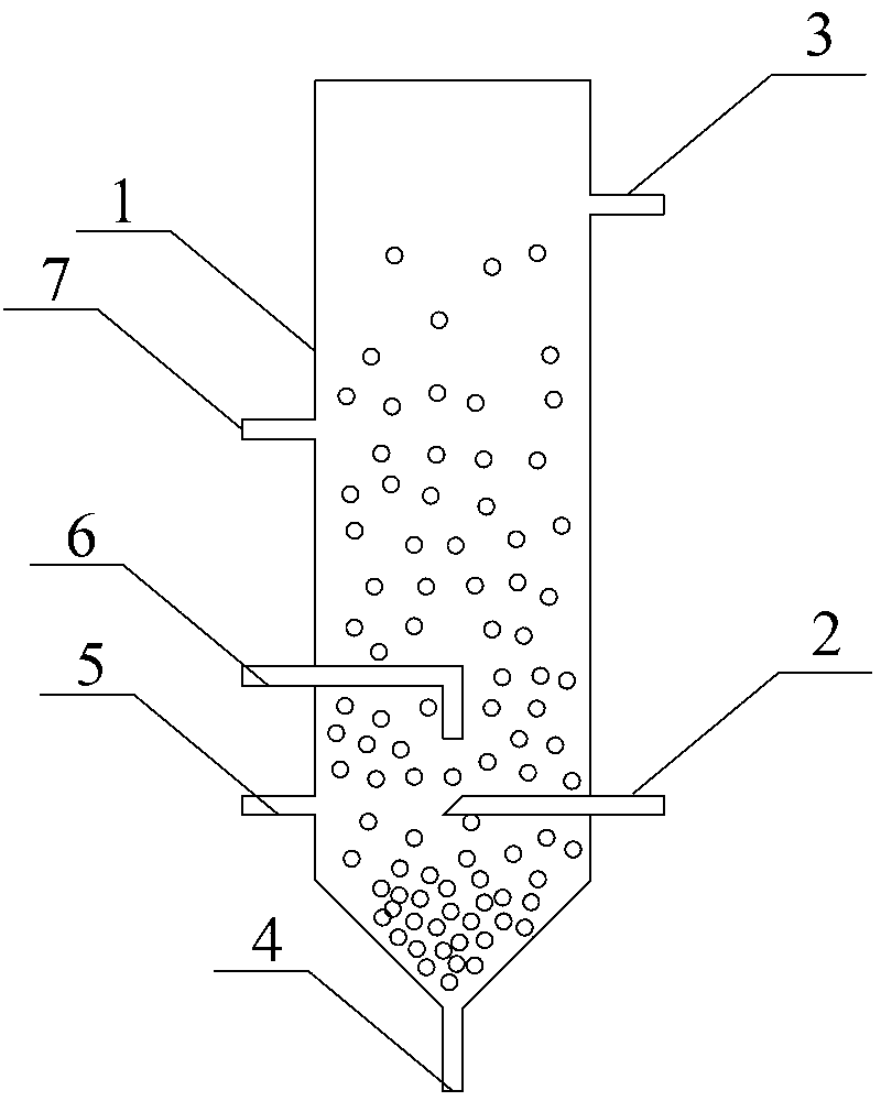 Industrial wastewater treatment device and treatment method