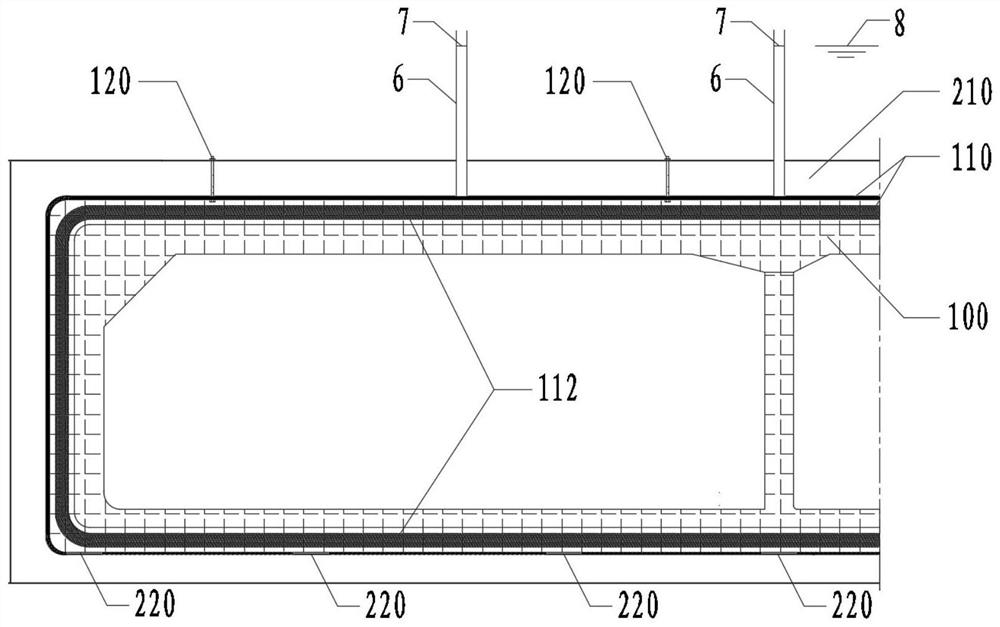Push-out final joint crimping method for immersed tube tunnel