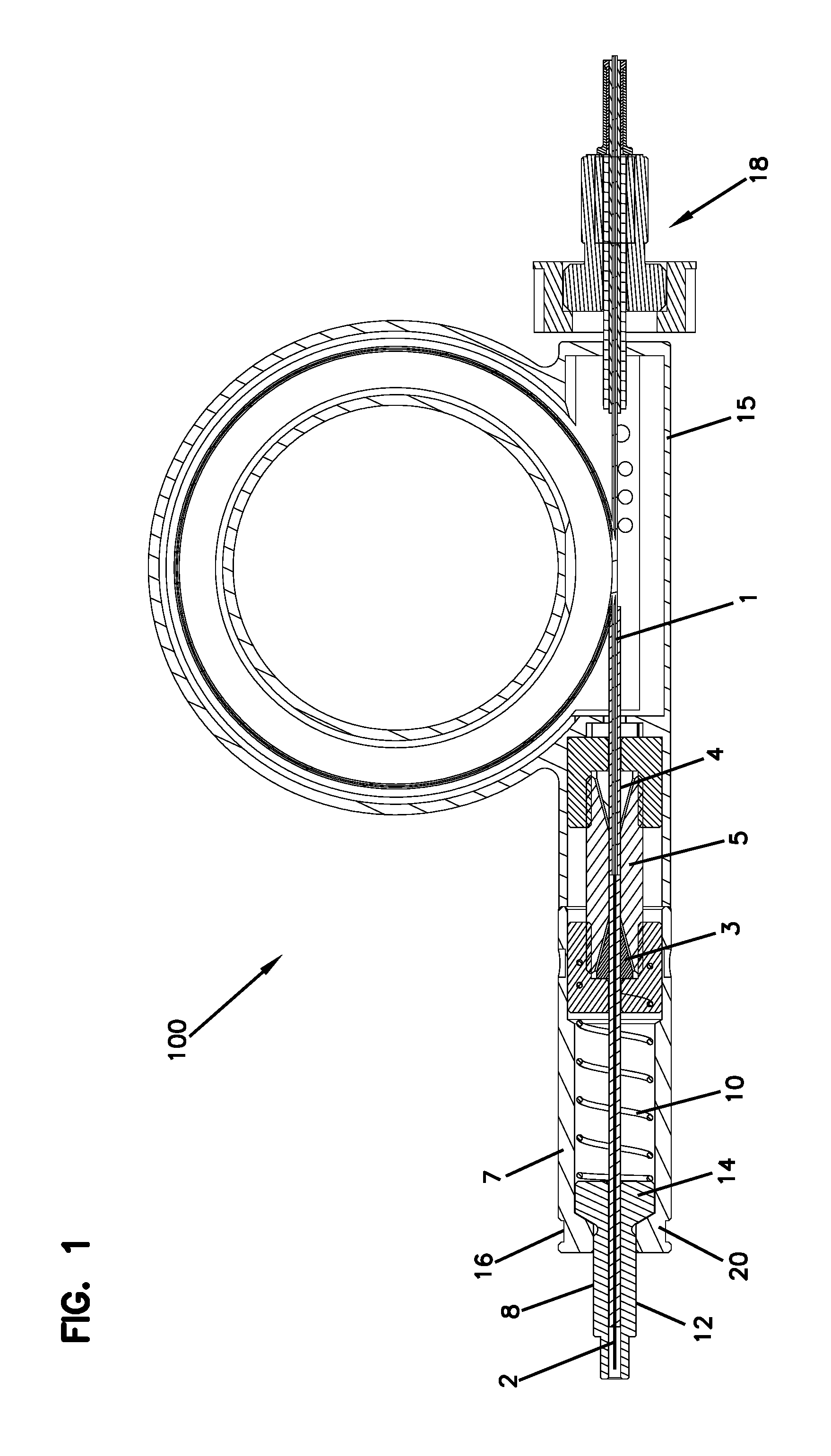 Integrated system for liquid separation and electrospray ionization