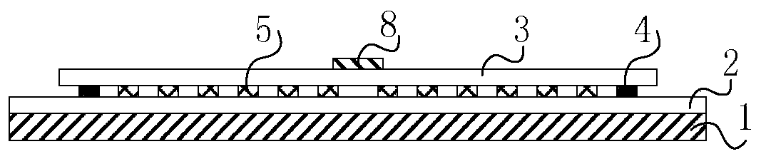 VECSEL laser chip packaging structure and method capable of avoiding magnetic field interference