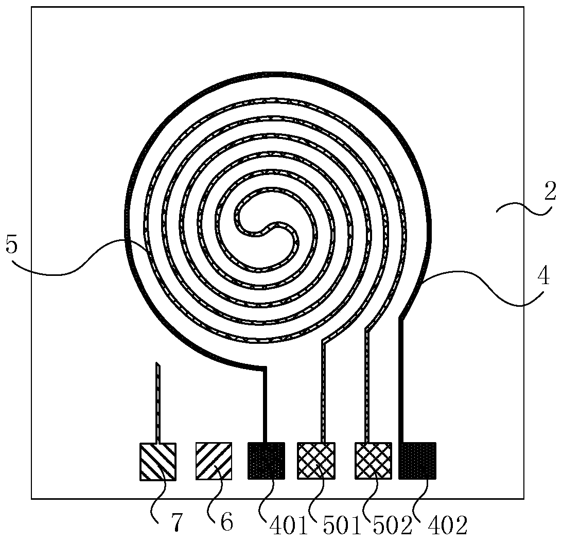 VECSEL laser chip packaging structure and method capable of avoiding magnetic field interference