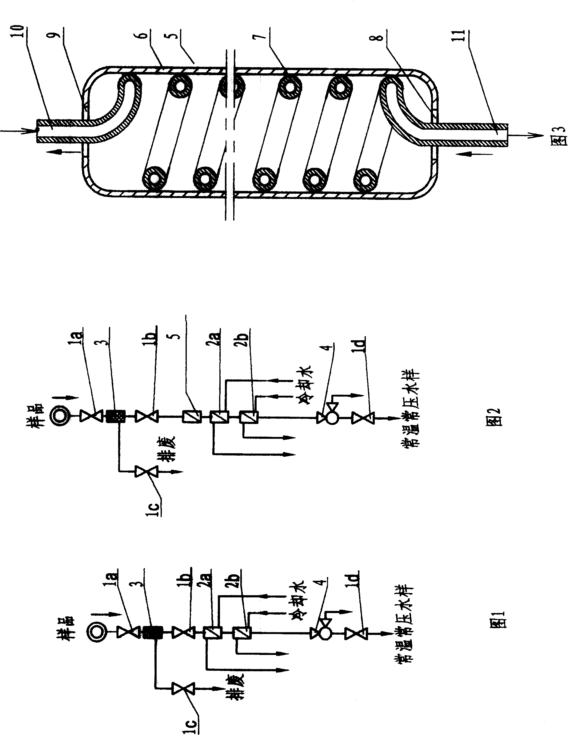 Self-regulating type vapor sampling rack for super (super) critical generator set